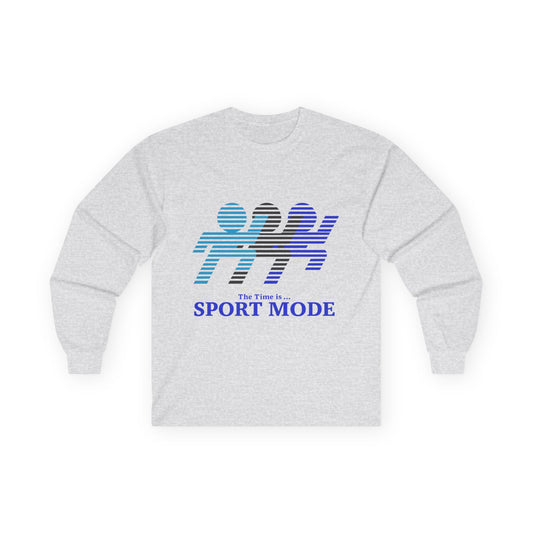 "SPORT MODE" Long-Sleeve Graphic T-Shirt
