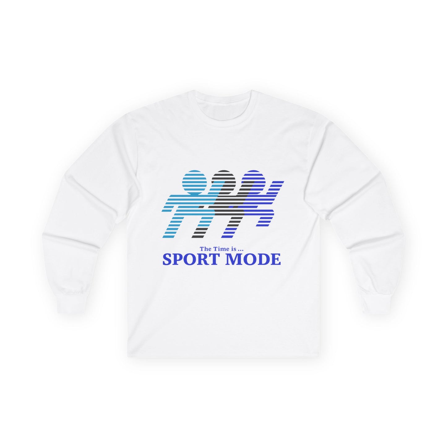 "SPORT MODE" Long-Sleeve Graphic T-Shirt