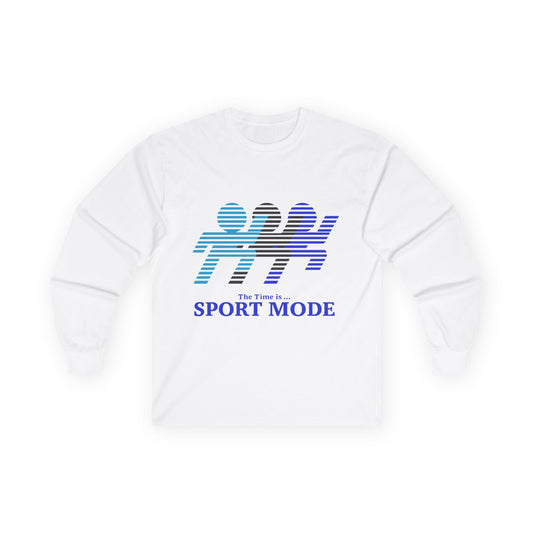 "SPORT MODE" Long-Sleeve Graphic T-Shirt